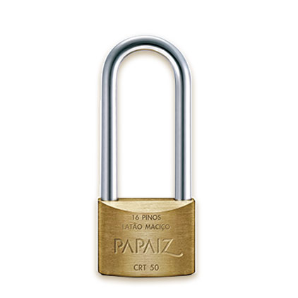 Papaiz brand long shackle padlocks.